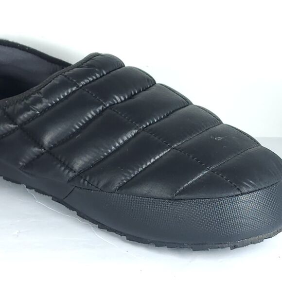 The North Face Men's Thermoball Traction US13 Black Insulated Mules V Slippers - Picture 15 of 16